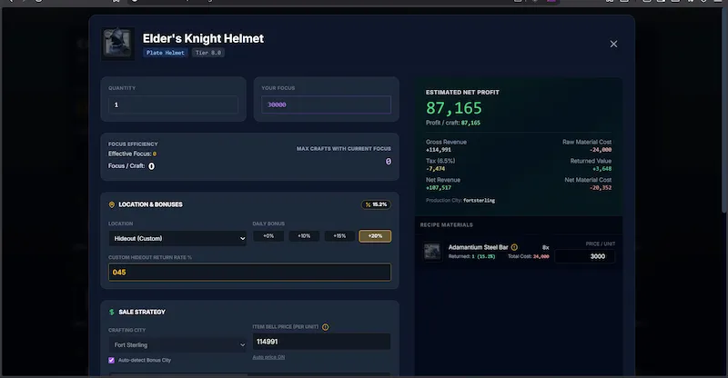 Complex Profit Calculator & Margin Analysis